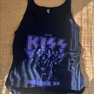 KISS Cruise Band Graphic Tank Top